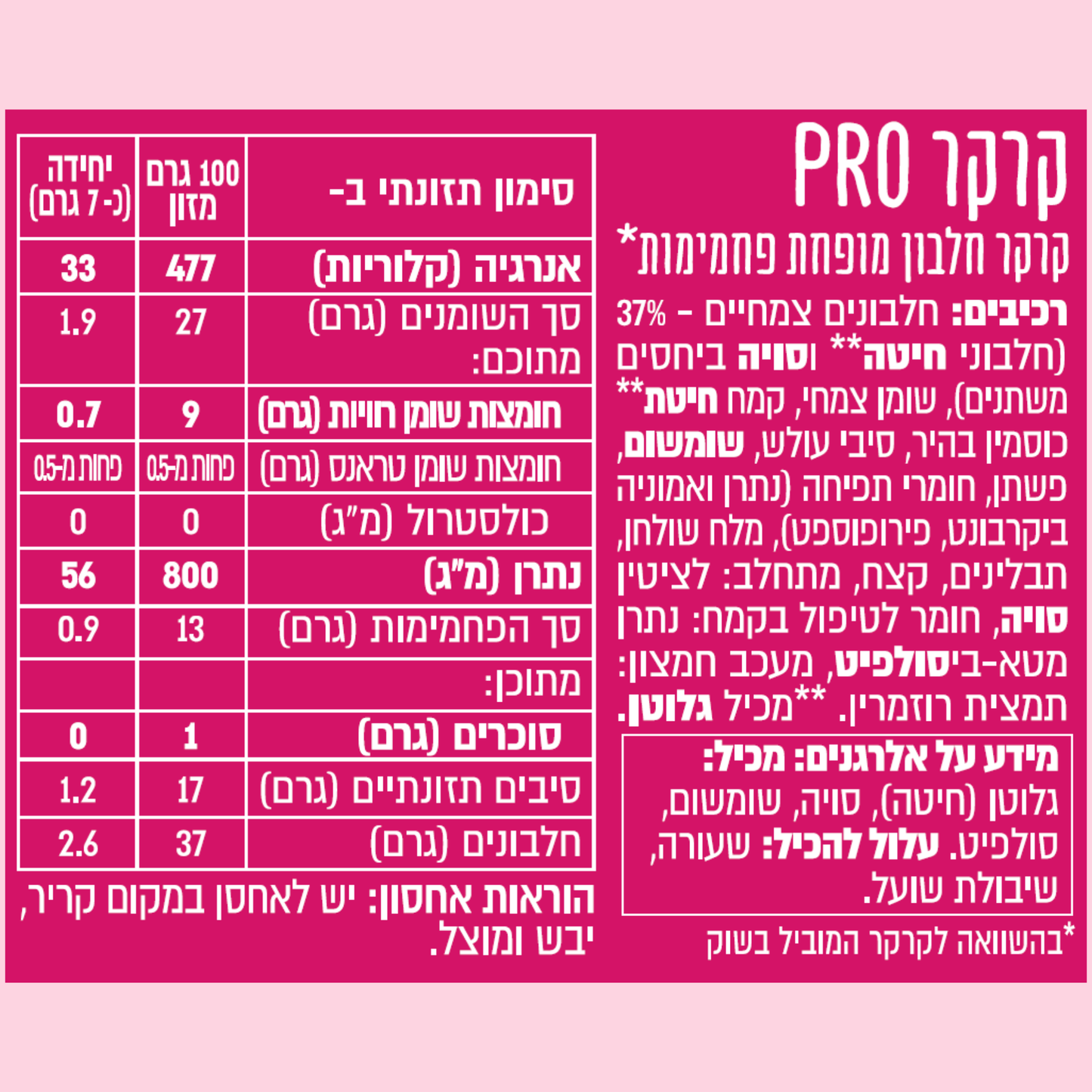 מארז קרקרים