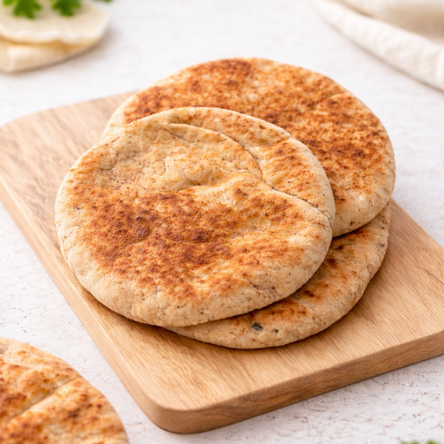 פיתה + קמח שקדים